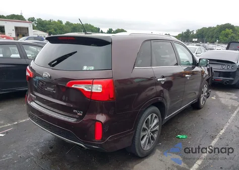 2014 Kia Sorento Sx V6 z USA, uszkodzony, nr VIN 5XYKWDA77EG496507